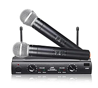 Радиосистема на 2 микрофона с кейс для хранения беспроводной караоке микрофон черного цвета Shure SM 58