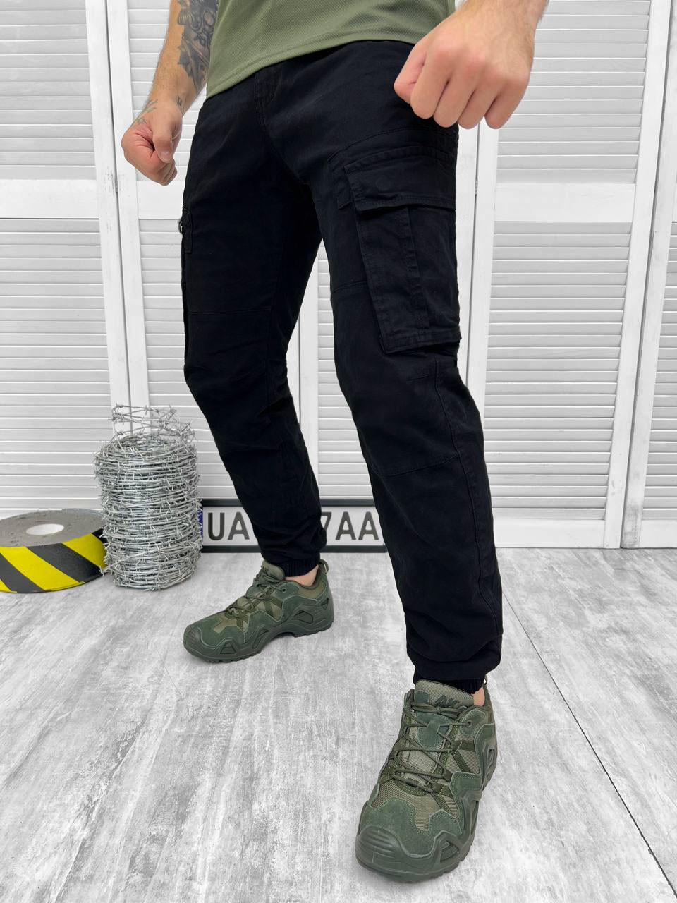 Штани Loshan black (манжет) ЛД2625