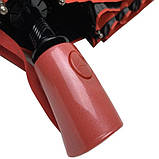 Зонт жіночий напівавтомат Bellissimo M19302 Зоряне небо 10 спиць (88891-6-E) Червоний, фото 7