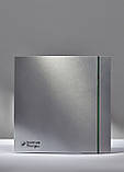 Витяжний вентилятор для ванної Soler & Palau SILENT 100 CZ SILVER DESIGN сірий, фото 2
