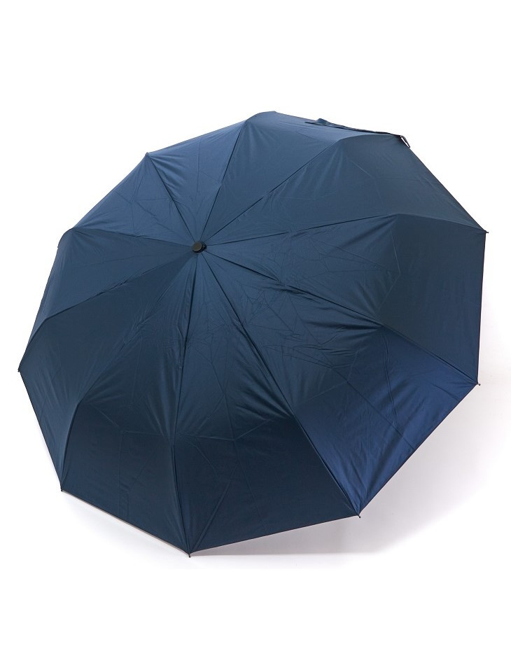 Парасолька автомат чоловіча Parachase №3214 на 10 спиць з дерев'яною ручкою-гак (88818B-E) Синій, фото 1