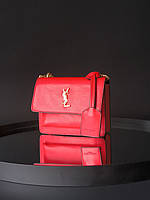 Yves Saint Laurent Sunset Mini Chain Red 18x13x6 см