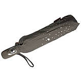 Парасолька напівавтомат Frei Regen FAS3027 жіноча на 9 спиць Зірочки з горошком (88860-2-E) Сірий, фото 3