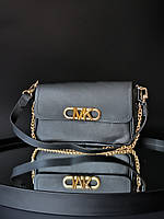 Michael Kors Parker Medium Logo Crossbody Bag Black 25x16x9 см