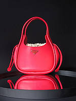 Prada Leather Handbag Red 25х16х10см