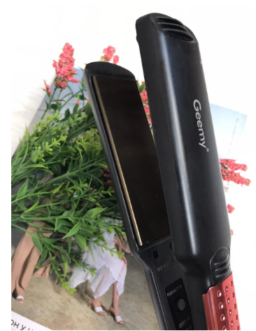 Утюжок выпрямитель плойка для волос Gemei GM 2808 с регулировкой температуры с керамическими пластинами. - фото 3 - id-p2008247349
