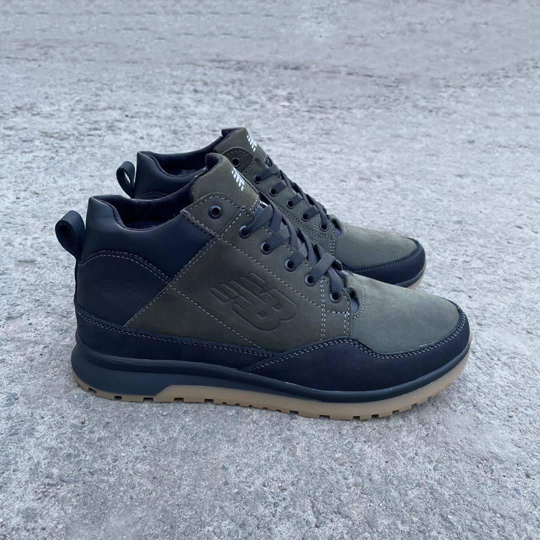 Шкіряні чоловічі зимові кросівки розміри 40-45., фото 1