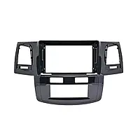 Переходная рамка Toyota Hilux / Fortuner 2008-2015 9" с комплектом проводов