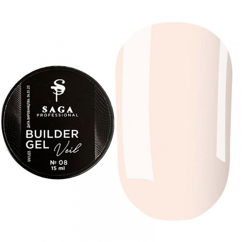 Гель для нарощування Saga Veil Gel 08
