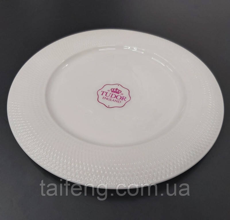 Тарілка десертна Interos Tudor TU2081-2 Сітка порцелянова 20 см