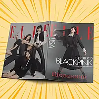 Щоденник шкільний м'який обкладинка Black Pink 24