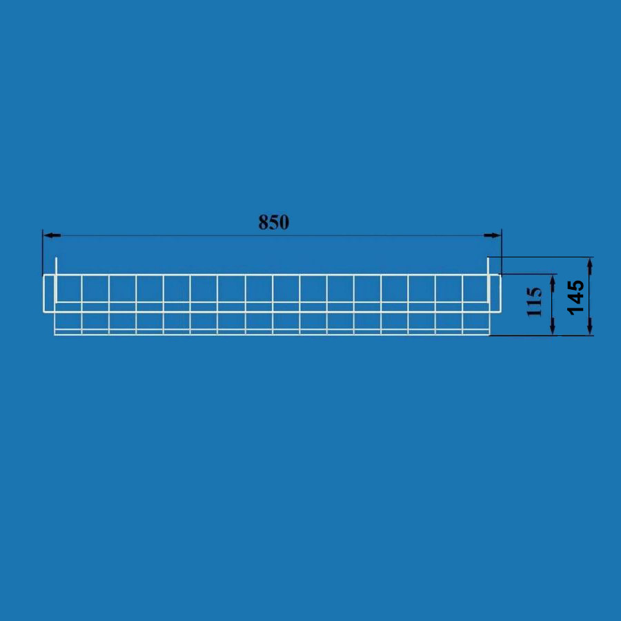 Корзина 85х25 на сетку (ПС-85х25) - фото 2 - id-p14253218