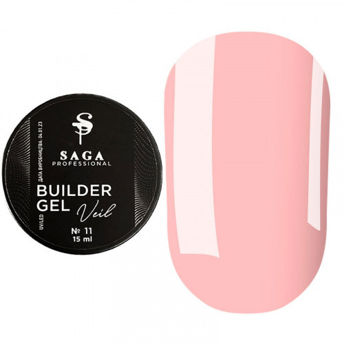 Гель для нарощування Saga Veil Gel 11