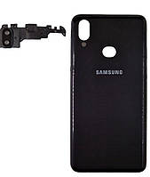 Задняя крышка Samsung A10s/A107 (со стеклом камеры) Black