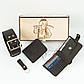 Шкіряний комплект військова портупея, гаманець, обкладинка на посвідчення УБД s.a.f._handmade, фото 2