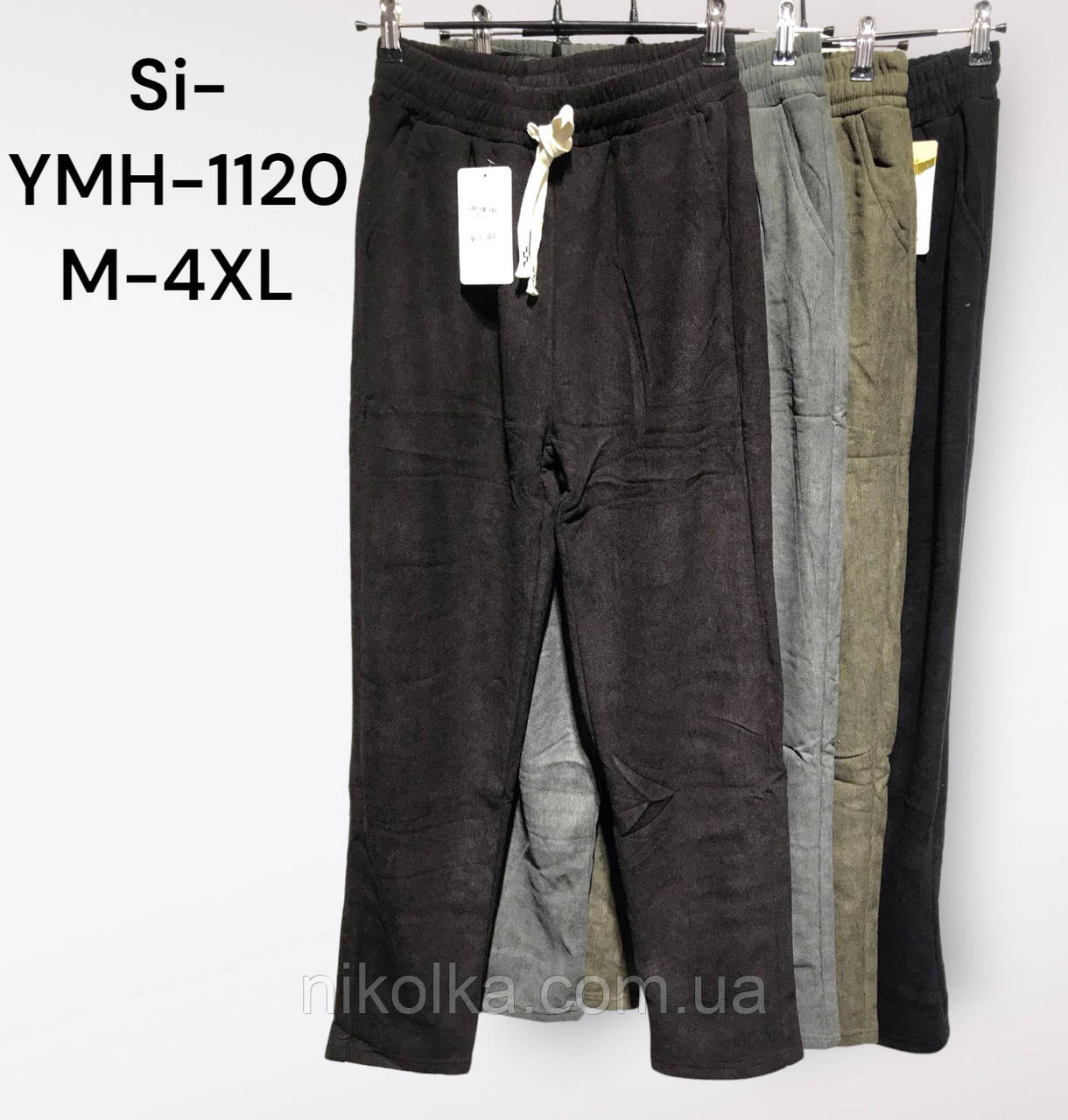 Штани утеплені жіночі оптом, M-4XL рр.,  арт. Si-YMH-1120, фото 1