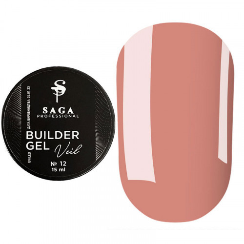 Гель для нарощування Saga Veil Gel 12