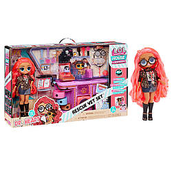 Ігровий набір з лялькою O.M.G. L.O.L. SURPRISE! серії "I AM" — ВЕТКЛІНИКА (з аксес.)