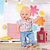 Одяг для ляльки BABY BORN — ЦВІТНИЙ ДЖІНС (43 cm), фото 6