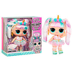 Ігровий набір із мегалялькою L.O.L. SURPRISE! серії "Big Baby Hair Hair Hair" — ЕДІНОРОГ