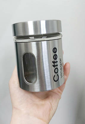 Набір банок для сипких продуктів 320 мл Coffee Tea Sugar S&T 7028-02, фото 2