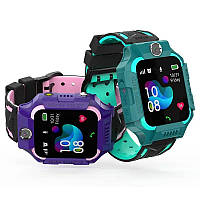 Детские умные часы Smart Baby Watch Aishi Q19/ кнопка SOS, GPS Фиолетовый