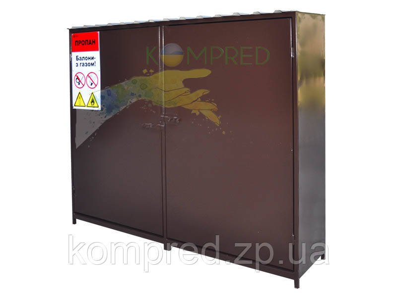 Шкаф для десяти  баллонов с пропаном Kompred OL708, фото 1