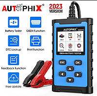 AUTOPHIX BAS300 Plus OBD2 Сканер и тестер акб 2 in 1 Car Code Reader 6V 12V 100-2000 CCA Battery