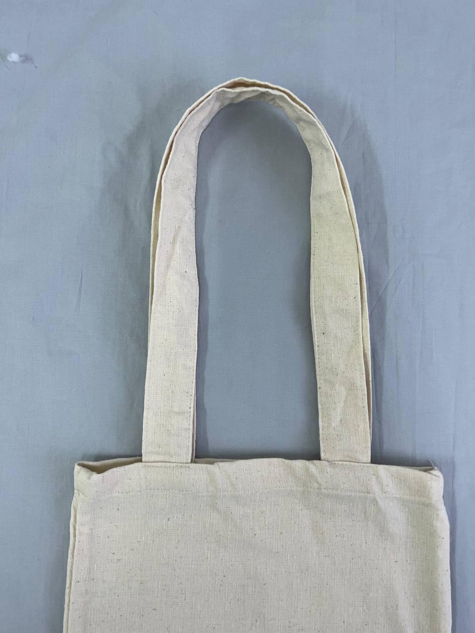 Шопер сумка торба тканевая стильная однотонная для покупок, учебы, поездок - фото 7 - id-p2008301976