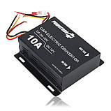 Автомобільний понижувальний перетворювач напруги, Інвертор PowerOne Plus DC/DC з 24v на 12v потужність 10A, фото 5