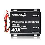 Автомобільний понижувальний перетворювач напруги, Інвертор PowerOne Plus DC/DC з 24v на 12v потужність 40A, фото 3