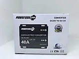 Автомобільний понижувальний перетворювач напруги, Інвертор PowerOne Plus DC/DC з 24v на 12v потужність 40A, фото 10