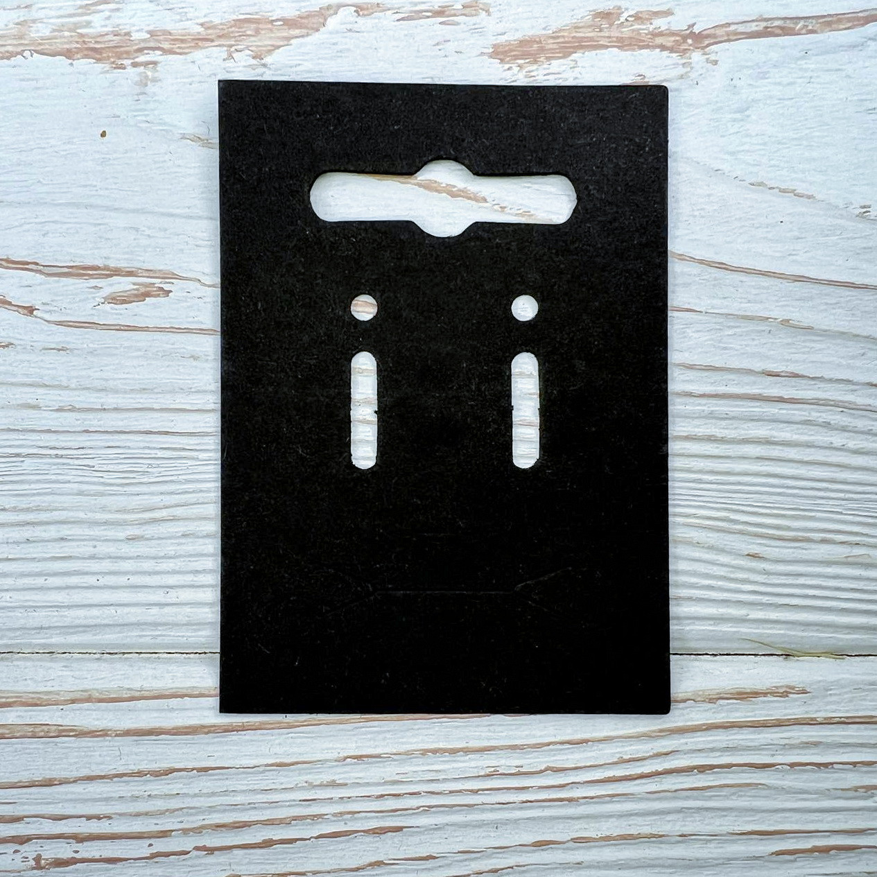 *100 шт* / Бирка (планшетка) для прикрас / 50х70 мм / Чорна