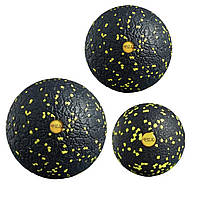 Масажные мячики 4FIZJO Ball 12,10,8 см для самомассажа, триггерных точек (4FJ0056-0216-0057)