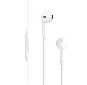 Навушники iPhone 5 White з регулятором гучності