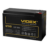 Акумуляторна батарея Videx 12V - 9Ah 6FM9 свинцево-кислотний