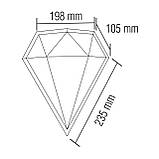 Світильник фасадний  настінний LED "CARAT" 12W, нейтральний білий 4200К. Horoz Electric, фото 4
