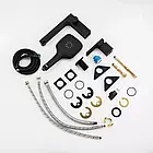 Змішувач для ванни на борт GAPPO G1117-6, чорний, фото 7