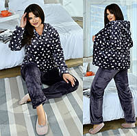 Женская тёплая пижама Soft от 48 до 54