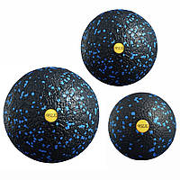 Масажные мячики 4FIZJO Ball 12,10,8 см для самомассажа, триггерных точек (4FJ1257-4FJ0215-4FJ1288)