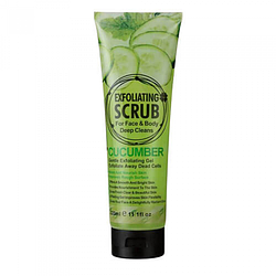 Скраб для обличчя і тіла Wokali Cucumber Face and Body Exfoliating Scrub WKL578 320 мл