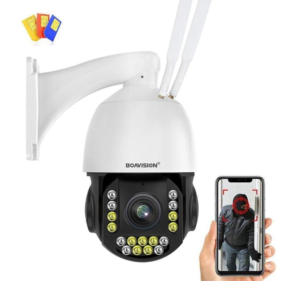 Камера охоронна металева поворотна Boavision YG-4G93AR-800 зум 30X 8 Mp 4G. CamHi Pro, фото 1