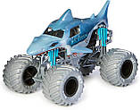 Оригінал Monster Jam Megalodon Монстр-трак 1:24 Акула Мегалодон Металевий кузов, фото 5