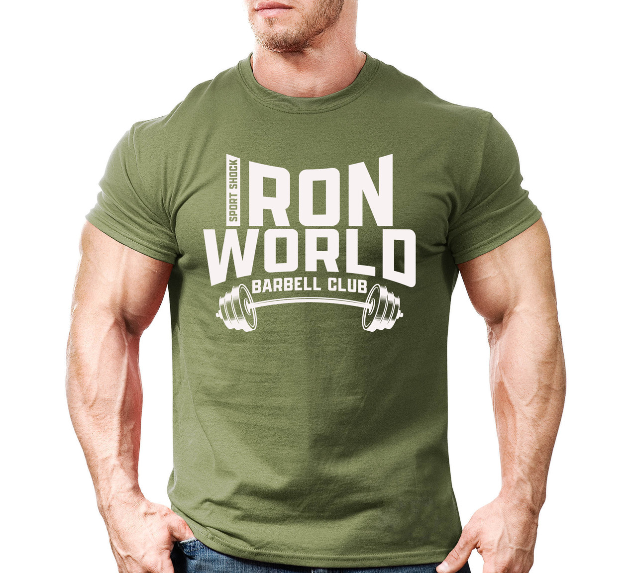 Футболка для бодібілдінгу IRON WORLD (різні кольори), фото 1