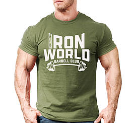 Футболка для бодібілдінгу IRON WORLD (різні кольори)