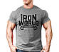 Футболка для бодібілдінгу IRON WORLD (різні кольори), фото 4