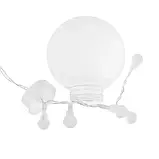 Світлодіодна гірлянда штора кулі 108LED USB Iso Trade - холодний білий KŚ19770 на дистанційному керуванні, фото 5