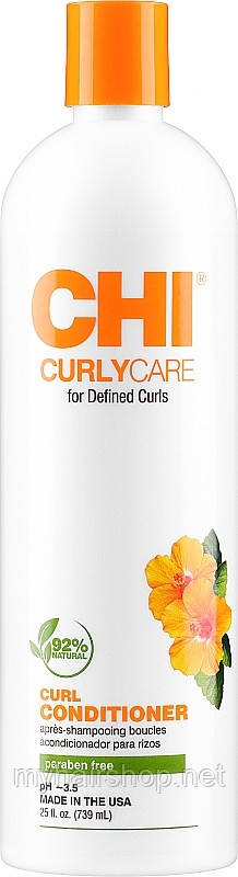 Кондиціонер для кучерявого та кучерявого волосся CHI Curly Care Curl Conditioner 739 мл