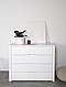 Білий комод "Орео" повністю з дерева з фурнітурою Blum, фото 2