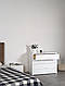 Білий комод "Орео" повністю з дерева з фурнітурою Blum, фото 3